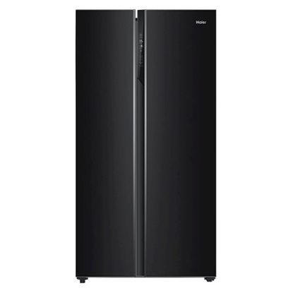 Picture of Haier 602 Litres Side-by-Side Refrigerator with Convertible Fridge, Black Steel HRS-682KS