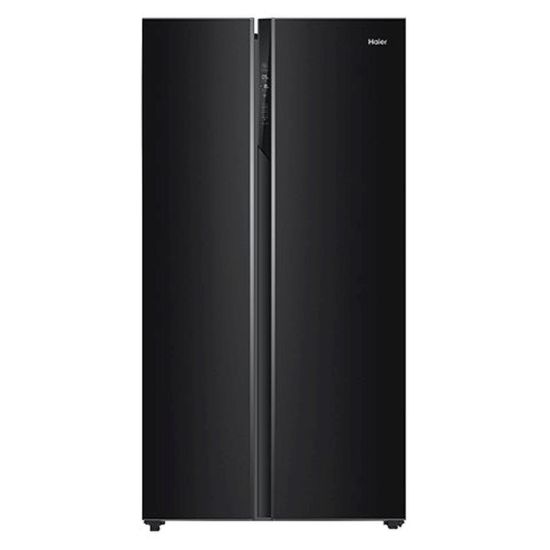 Picture of Haier 602 Litres Side-by-Side Refrigerator with Convertible Fridge, Black Steel HRS-682KS