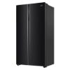 Picture of Haier 602 Litres Side-by-Side Refrigerator with Convertible Fridge, Black Steel HRS-682KS